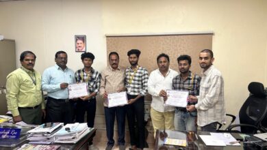 vetapalem Local News :జాతీయ స్థాయి పోటీల్లో సెయింట్ ఆన్స్ ఇంజినీరింగ్ విద్యార్థులకు ద్వితీయ బహుమతి vetapalem Local News